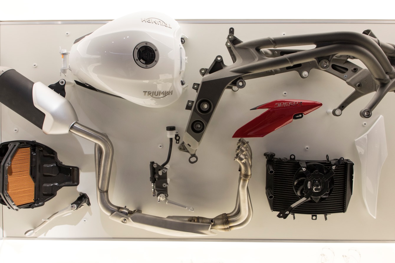 Partes de la moto Triumph