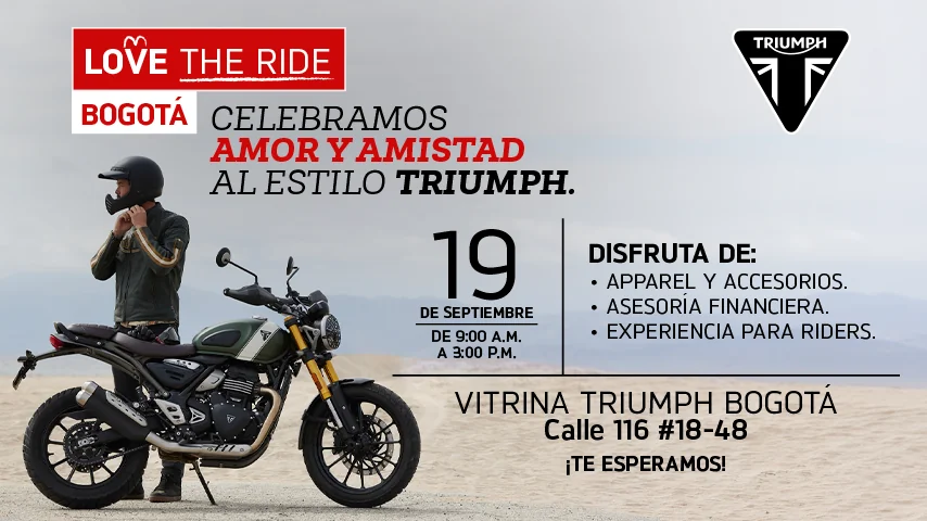 Amor y Amistad en la Vitrina Triumph Bogotá