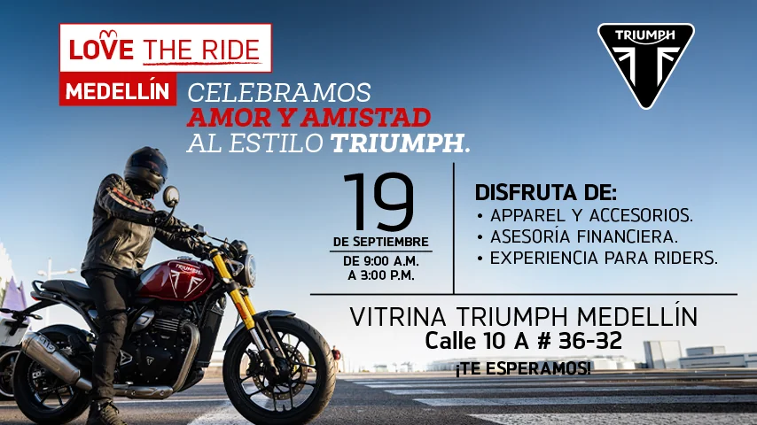Amor y Amistad en la Vitrina Triumph Medellín
