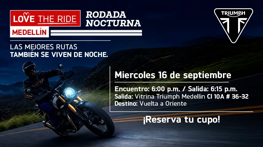 Rodada nocturna Medellín